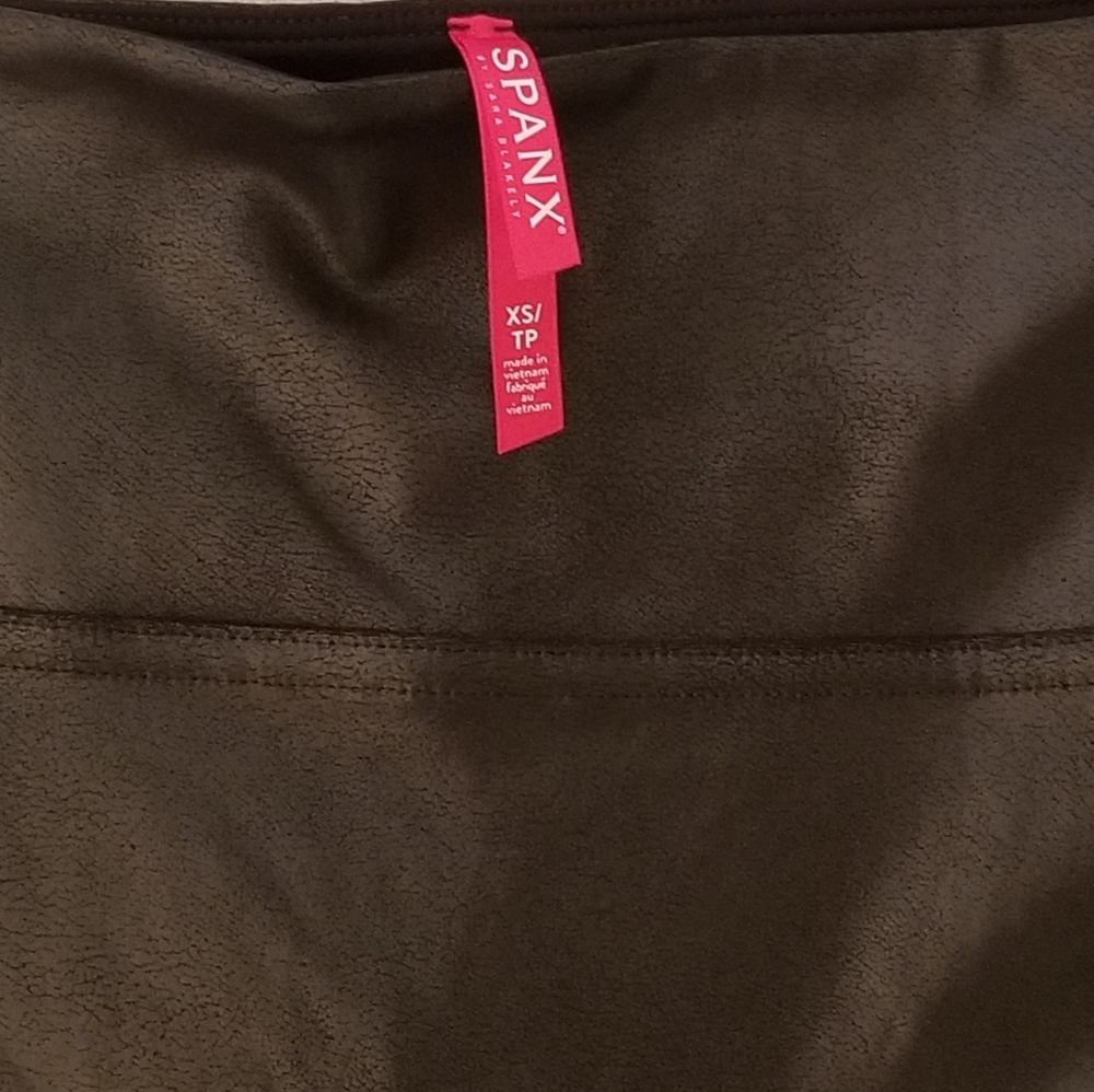 Spanx faux leather leggings